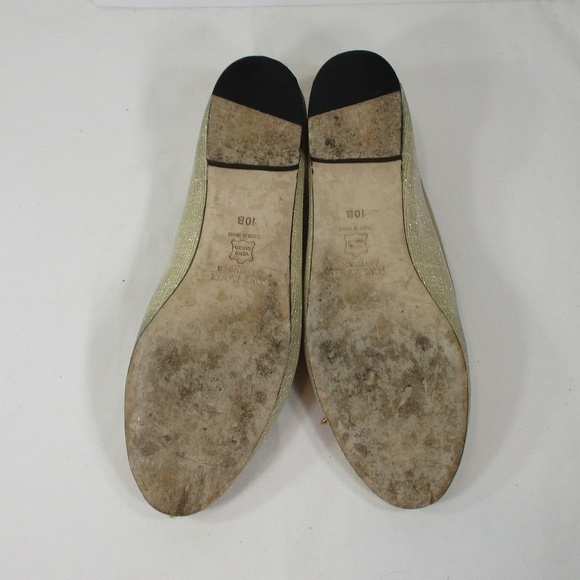 PAUL MAYER Attitudes Gold Flats Size 10B - Picture 7 of 8